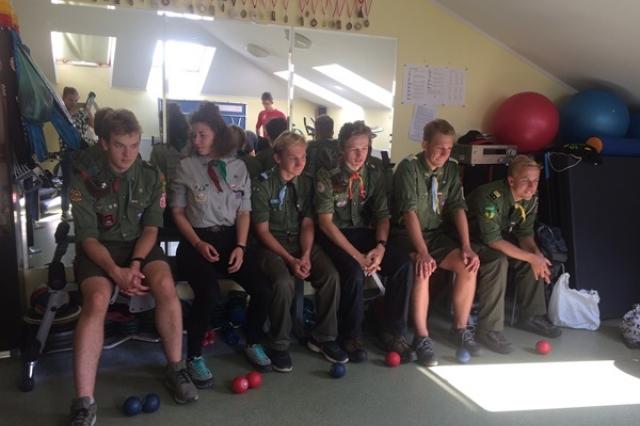 Wizyta harcerzy i harcerek z Hufca Warszawa Mokotów